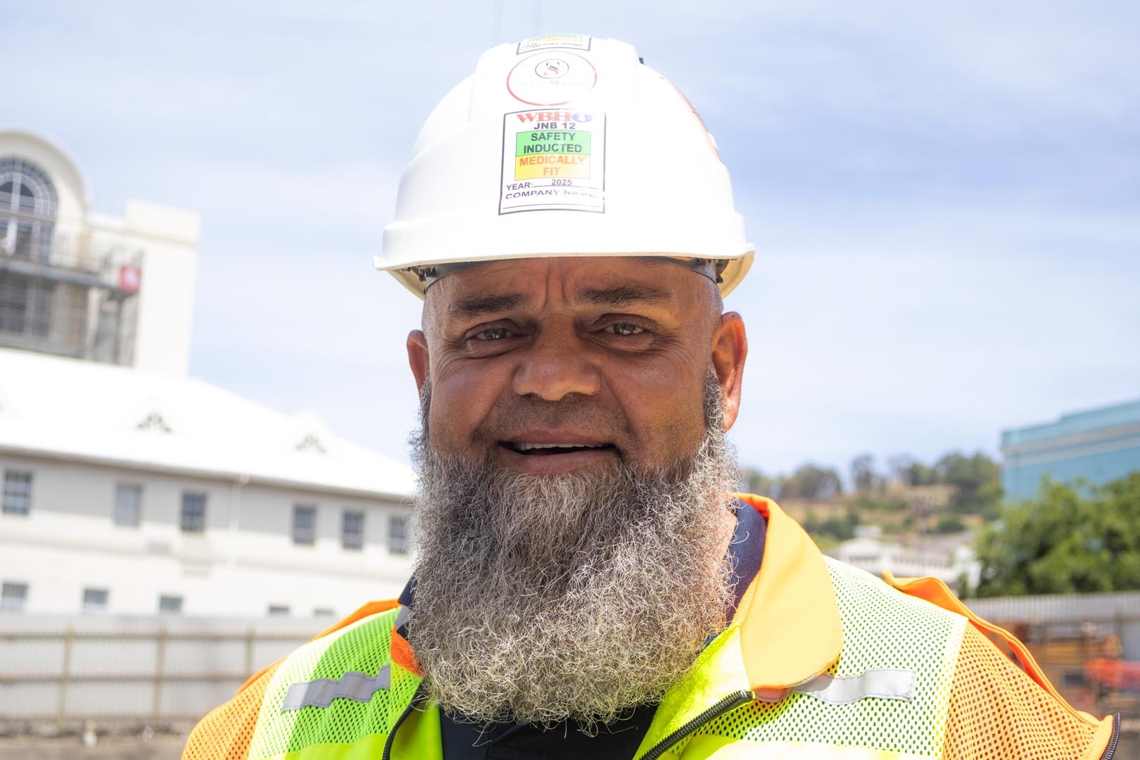 Construction worker portrait
