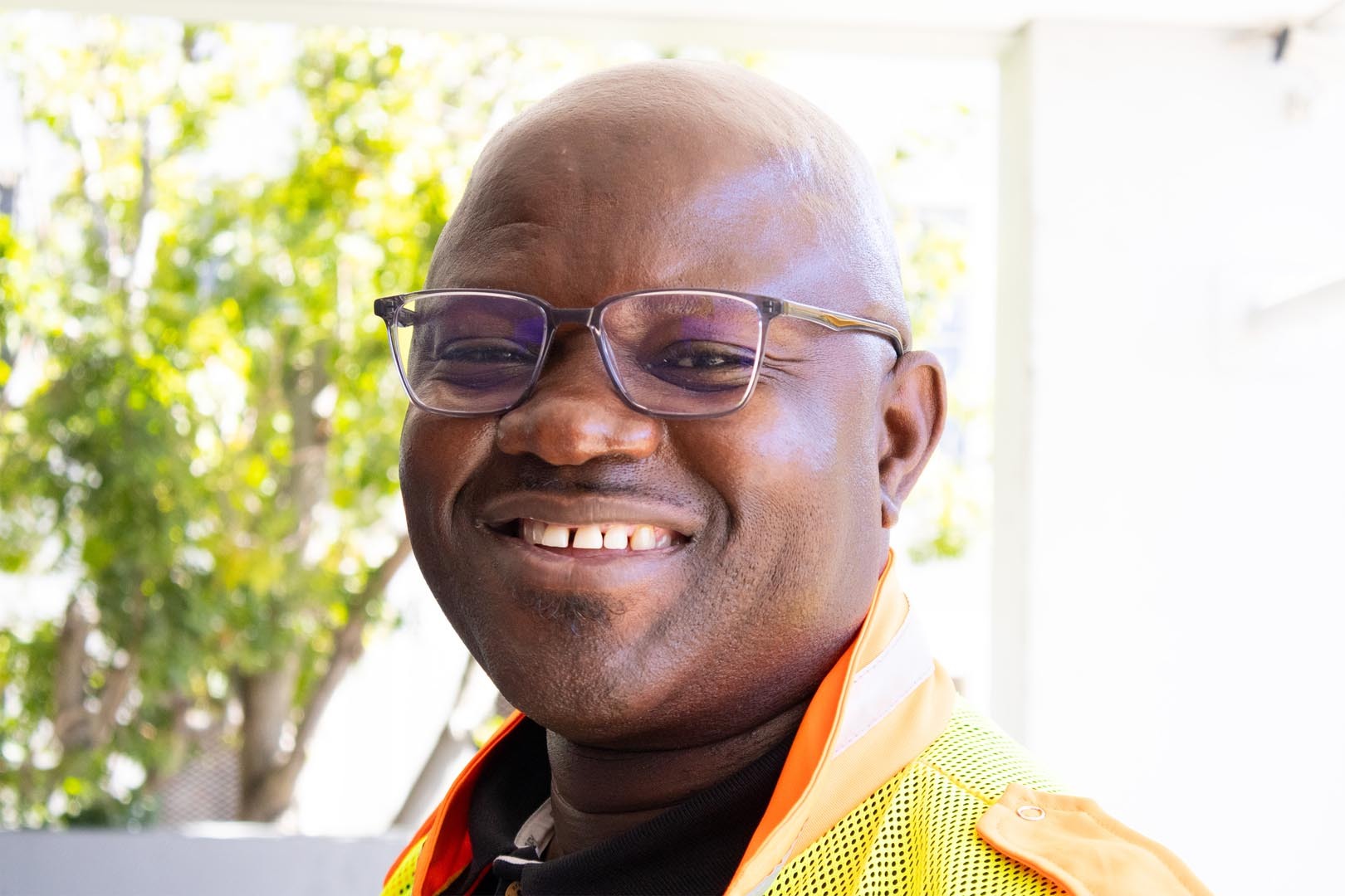 Construction worker portrait