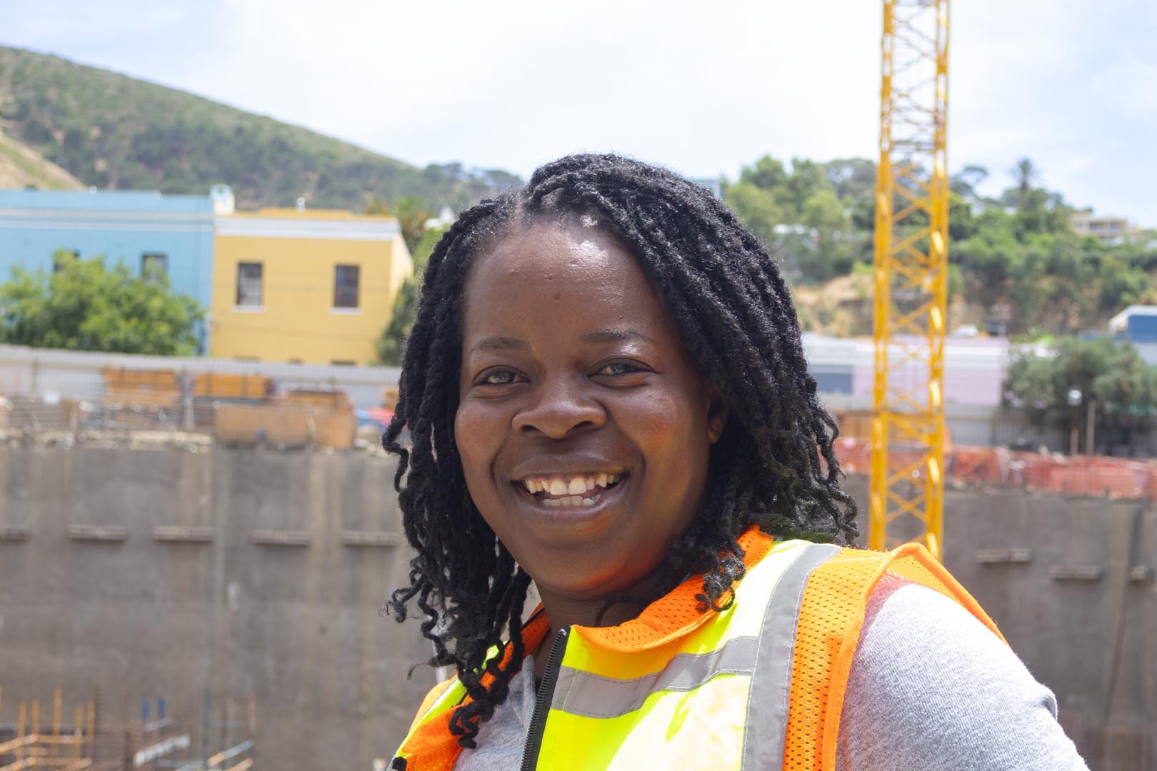 Construction worker portrait