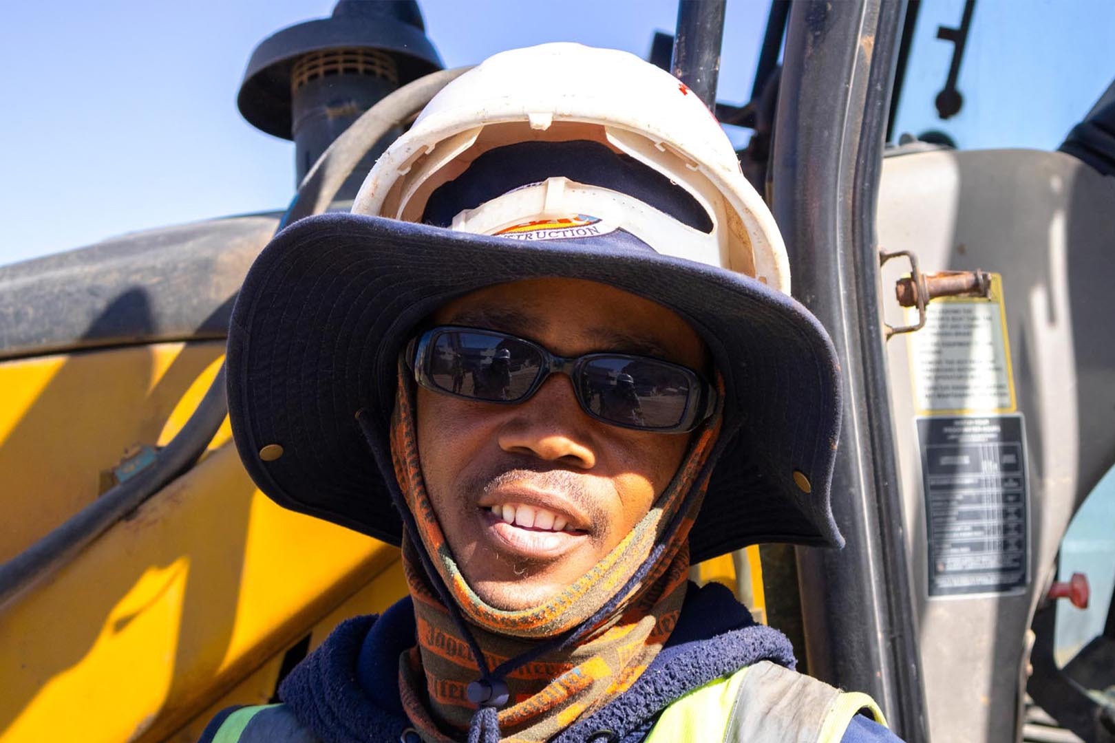 Construction worker portrait